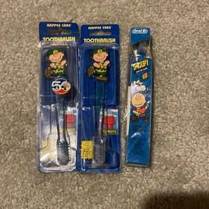 Charlie Brown toothbrushes